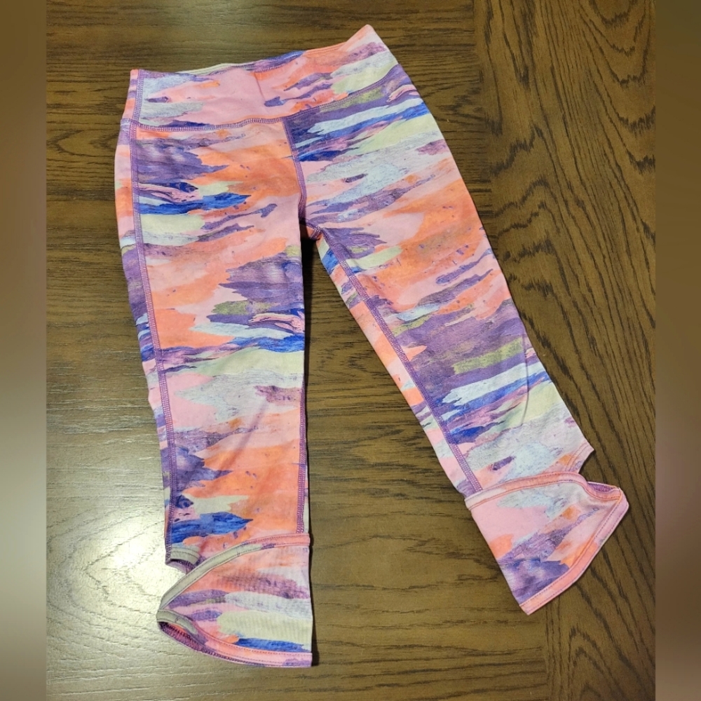 Girls' Performance cropped leggings - All In Motion, size M (7/8)